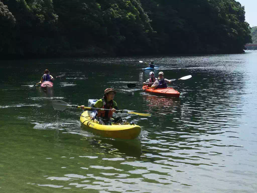 安房川は透明で静かな屋久島を代表する川。