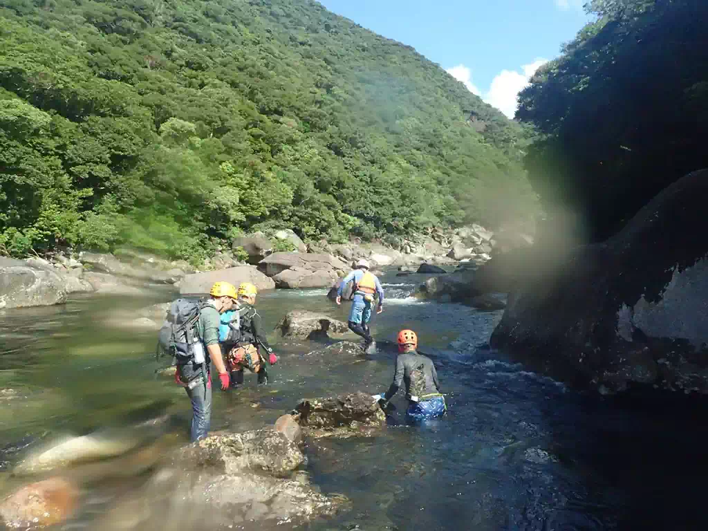 いよいよシャワークライミング出発！