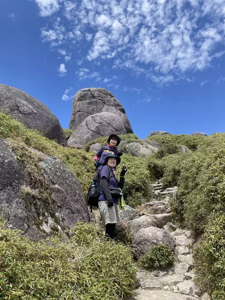 山頂が見えてきました