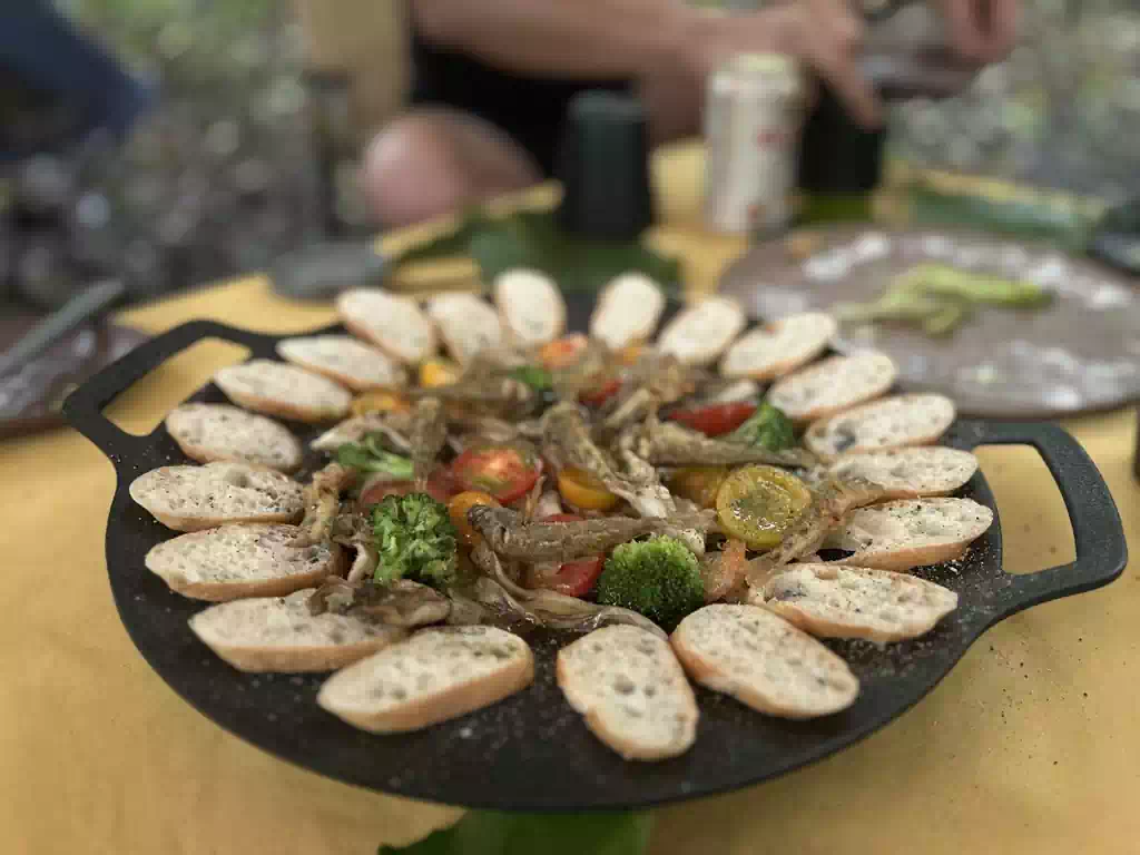 焚き火料理オプション