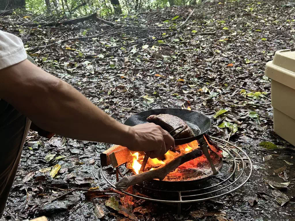 焚き火料理オプション