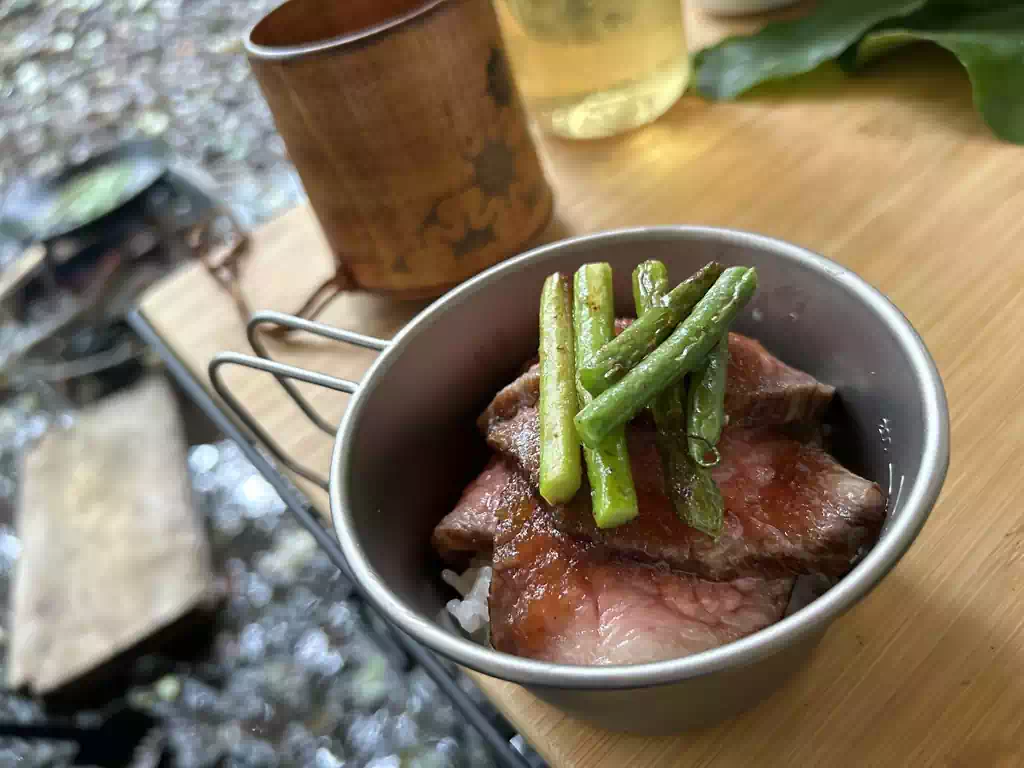 焚き火料理オプション