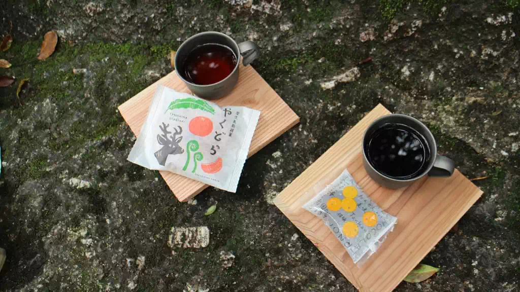 ランチやお菓子を楽しみながら